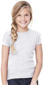 Bella+Canvas Girl's Baby Rib Short Sleeve Tee Bella+Canvas Girl's Baby Rib Short Sleeve Tee