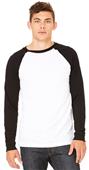 Bella+Canvas Men's Jersey Long Sleeve Baseball Tee Bella+Canvas Men's Jersey Long Sleeve Baseball Tee