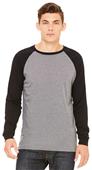 Bella+Canvas Men's Jersey Long Sleeve Baseball Tee Bella+Canvas Men's Jersey Long Sleeve Baseball Tee