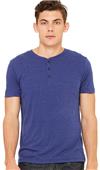 Bella+Canvas Men's Triblend Short Sleeve Henley Bella+Canvas Men's Triblend Short Sleeve Henley