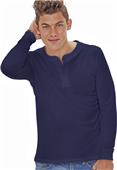 Bella+Canvas Men's Jersey Long Sleeve Henley Bella+Canvas Men's Jersey Long Sleeve Henley