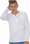 Bella+Canvas Men's Jersey Long Sleeve Henley Bella+Canvas Men's Jersey Long Sleeve Henley