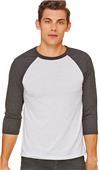 Bella+Canvas Unisex 3/4 Sleeve Baseball Tee Bella+Canvas Unisex 3/4 Sleeve Baseball Tee
