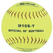 Markwort Yellow 10" Synthetic Cover Softballs Markwort Yellow 10" Synthetic Cover Softballs