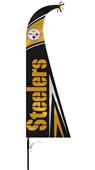 BSI NFL Pittsburgh Steelers Feather Flag