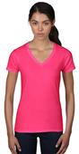 Anvil Women's Missy Fit Fashion V-Neck SS Tee Anvil Women's Missy Fit Fashion V-Neck SS Tee