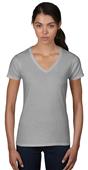 Anvil Women's Missy Fit Fashion V-Neck SS Tee Anvil Women's Missy Fit Fashion V-Neck SS Tee