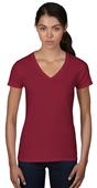 Anvil Women's Missy Fit Fashion V-Neck SS Tee Anvil Women's Missy Fit Fashion V-Neck SS Tee