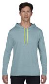 Anvil Adult Long Sleeve Unlined Hooded Tee Anvil Adult Long Sleeve Unlined Hooded Tee
