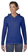 Anvil Women's Missy Fit Long Sleeve Hooded Tee Anvil Women's Missy Fit Long Sleeve Hooded Tee