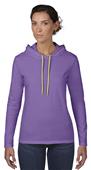 Anvil Women's Missy Fit Long Sleeve Hooded Tee Anvil Women's Missy Fit Long Sleeve Hooded Tee