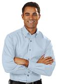 Van Heusen Men's LS Relaxed Fit Button Up Shirt