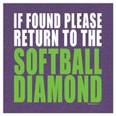 Image Sport Softball If Found... T-Shirt