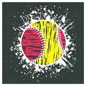 Image Sport Softball Scribble T-Shirt