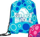 Image Sport Softball Polka Dot Backpack Image Sport Softball Polka Dot Backpack