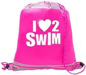 Image Sport I Love 2 Swim Reflective Backpack Image Sport I Love 2 Swim Reflective Backpack