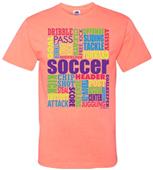 Image Sport Soccer Words T-Shirt Image Sport Soccer Words T-Shirt