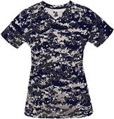 Badger Sport Ladies Digital Camo Tee Shirt Badger Sport Ladies Digital Camo Tee Shirt
