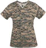 Badger Sport Ladies Digital Camo Tee Shirt Badger Sport Ladies Digital Camo Tee Shirt