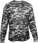 Badger Sport Adult Digital Camo Long Sleeve Tee