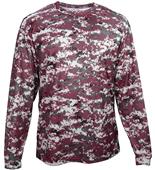 Badger Sport Adult Digital Camo Long Sleeve Tee