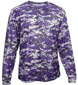 Badger Sport Adult Digital Camo Long Sleeve Tee