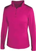 Badger Sport 1/4 Zip Ladies' Lightweight Pullover Badger Sport 1/4 Zip Ladies' Lightweight Pullover