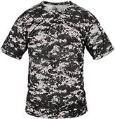 Badger B-Core Digital Camo Placket Baseball Shirt Badger B-Core Digital Camo Placket Baseball Shirt
