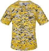 Badger B-Core Digital Camo Placket Baseball Shirt Badger B-Core Digital Camo Placket Baseball Shirt