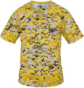 yellow camo baseball jersey