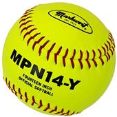 Markwort 14" Large White/Yellow Softballs Markwort 14" Large White/Yellow Softballs