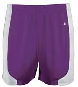 Badger Sport Girls Turn 2 Athletic Shorts-Closeout Badger Sport Girls Turn 2 Athletic Shorts-Closeout