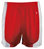 Badger Sport Girls Turn 2 Athletic Shorts-Closeout Badger Sport Girls Turn 2 Athletic Shorts-Closeout