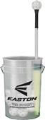 Easton 6 GA. Bucket 30 Balls & Hitting Tee Easton 6 GA. Bucket 30 Balls & Hitting Tee