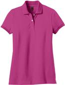 District Made Ladies' Stretch Pique Polo Shirt