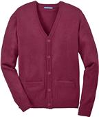 Port Authority Men's V-Neck Cardigan w/Pockets