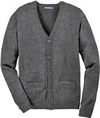 Port Authority Men's V-Neck Cardigan w/Pockets