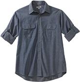 Edwards Mens Chambray Roll-Up Long Sleeve Shirt Edwards Mens Chambray Roll-Up Long Sleeve Shirt