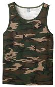 District Young Men's Camo Cotton Ringer Tank Top