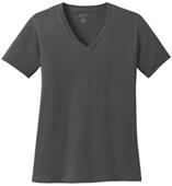 Port & Company Ladies' 100% Cotton V-Neck T-Shirt