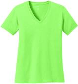 Port & Company Ladies' 100% Cotton V-Neck T-Shirt