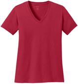 Port & Company Ladies' 100% Cotton V-Neck T-Shirt