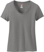 Hane Ladies' Nano-T Cotton V-Neck T-Shirt