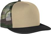 District Camo Flat Bill Snapback Trucker Cap