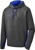 Sport-Tek Sport-Wick Colorblock Hooded Pullover