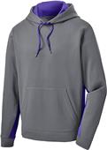 Sport-Tek Sport-Wick Colorblock Hooded Pullover