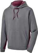 Sport-Tek Sport-Wick Colorblock Hooded Pullover