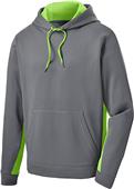 Sport-Tek Sport-Wick Colorblock Hooded Pullover
