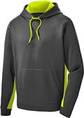 Sport-Tek Sport-Wick Colorblock Hooded Pullover