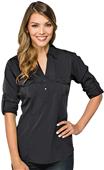 Lilac Bloom Women's Reagan Two-Button Y-Neck Shirt